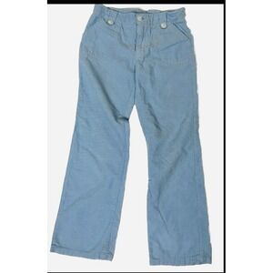 Lilly Pulitzer Girls Pants  blue size 7 corduroy pockets